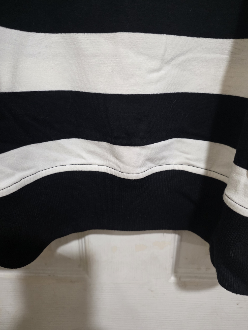 BiBi Black and White Striped Women's Sweater - Picture 6 of 7
